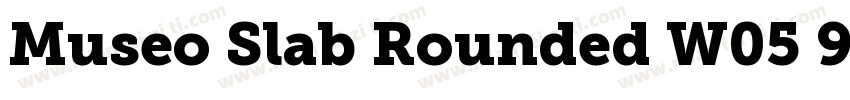Museo Slab Rounded W05 900字体转换